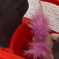 HOMCOM Porteur Enfants Voiture Enfant Multi-équipée 12-36 Mois Coffre klaxon Effet Musical polypropylène Rouge(m-9)