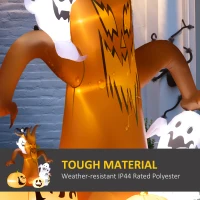 Outsunny 7.9ft Light-Up Halloween Tree Inflatable(m-5)