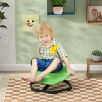AIYAPLAY Elephant-Shaped Spinning Chair for Autism, 3-6 Years, Green(m-2)