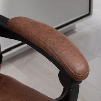 Vinsetto Silla de Masaje con 6 Puntos de Masaje Ajustable con Función de Calefacción Reposapiés Retráctil y Control Remoto Marrón(m-9)