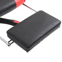 Vinsetto Sedia da Gaming con Poggiapiedi Estendibile, Poltrona Gaming Ergonomica Reclinabile Ecopelle 66×60×127-134cm Rosso(m-7)