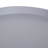 HOMCOM Lot de 2 tables basses - table de chevet - table de nuit ronde - design scandinave table d'appoint bout de canapé(m-9)