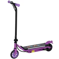 AIYAPLAY Electric Scooter for Kids Aged 6-14 Years, with Colourful Lights, Purple(m-11)