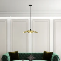 HOMCOM Lámpara Colgante Lámpara de Techo de Ratán Sintético Iluminación de Techo E27 con Cable Ajustable Ø68x115 cm Natural(m-2)