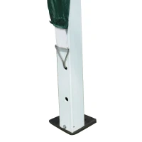 Outsunny Tonnelle tente de réception barnum pop-up pliant 3 x 3 x 2,55 m 4 parois amovibles + sac de transport vert(m-7)