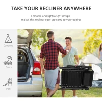 Outsunny Zero Gravity Chair Metal Frame Texteline Armchair Outdoor Folding and Reclining Sun Lounger with Head Pillow for Patio Decking Gardens Camping, Black(m-5)