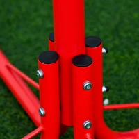 Outsunny Kids 360 Degree Rotating Metal Seesaw Swivel Teeter Totter Children's Playground Equipment for Garden Outdoor Indoor Swing, 2 Seats(m-9)