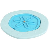 ZONEKIZ Two-In-One Balance Board, Kids Wobble Board with Ball - Blue(m-1)