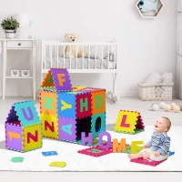 Tapis de sol puzzle mousse 26 pièces alphabet(m-5)