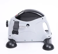 Homcom Mini Vélo d'Appartement Jambes et Bras Gris 41 x 19,5 x 32 cm(m-7)