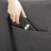 HOMCOM Power Lift Chair, Fabric Electric Recliner Sofa Chair for Elderly with Heavy Duty Motor, Remote Control, Side Pocket, Grey(m-8)