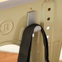 HOMCOM Juego de Escritorio y Silla para Niños de +6 Años Altura Ajustable con Cajón y Gancho Natural(m-8)