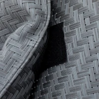 Outsunny Zero Gravity Rocking Lounge Chair Rattan Effect Patio Rocking Chair w/ Removable Pillow Recliner Seat Breathable Texteline - Grey(m-7)