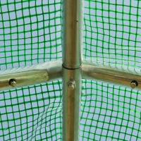 Outsunny Invernadero de Exterior Invernadero de Túnel 8x3x2 m Invernadero de Jardín con 12 Ventanas y Puerta Enrollable para Cultivo Plantas Tomates Verduras Acero y PE 140 g/m² Verde(m-8)