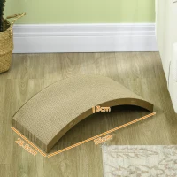 PawHut Four-Piece Cat Scratching Board, Cat Treadmill Replacement, 55 x 26cm - Brown(m-3)