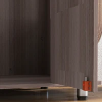 PawHut Dog Crate Table for Medium and Large Dogs with Magnetic Door for Indoor Use, 116 x 60 x 87 cm, Purple(m-9)