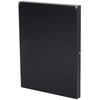 HOMCOM Frame box T-frame cadre pour maillot porte acrylique doublure interne feutre 71L x 7l x 89H cm noir(m-7)