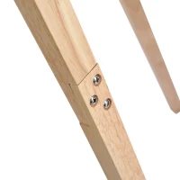 HOMCOM Lampada da Terra con Treppiede e Paralume in Lino Beige per Soggiorno, Compatibilità Lampadine E27, Ф45 x 152cm(m-5)