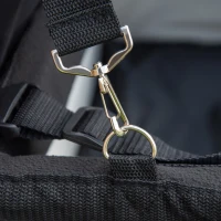 PawHut Dog Bike Basket Bicycle Carrier 3 in 1 Shoulder Bag Car Travel Carrier w/ Storage Pockets for Cats Puppy Small Dogs Brown(m-9)