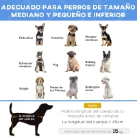 PawHut Cama Elevada para Perros Cama para Mascotas Medianas y Pequeñas con Cojín Carga 15 kg 90x50x28 cm Gris(m-7)