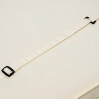 Outsunny Cuscino per Lettino Prendisole con Rivestimento Poliestere Sfoderabile, 188x53x8cm, Bianco Crema(m-7)