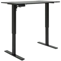 Vinsetto elektrischer Schreibtisch Tischgestell mit Motor höhenverstellbar 74,5-114,5 cm Schreibtischständer Stehschreibtisch Computertisch Bürotisch Memory-Steuerung Metall(m-9)