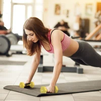 SPORTNOW 2 x 1kg Hexagonal Dumbbells Weights Set with Non-Slip Grip for Home Gym Workout, Yellow(m-10)