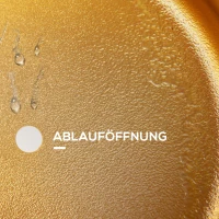 Outsunny 3er Set Blumenständer mit Blumentopf aus Metall Pflanzenständer Set Blumenhocker Blumentopfhalter Pflanzenhocker Gold(m-7)