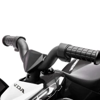 AIYAPLAY Quad Eléctrico HONDA para Niños 18-36 Meses Vehículo Eléctrico a Batería con Faros LED  Bocina 65,5x38,5x43,5cm Negro(m-9)