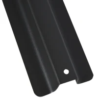 Outsunny Base de Parasol Pied de Parasol 4 Plaques Durable Acier HDPE - A remplir d'eau jusqu'à 60 kg ou de sable jusqu'à 72 kg - dim. 80 x 80 x 56 cm Noir(m-9)