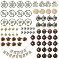 HOMCOM Árbol de Navidad Artificial de 1,5m 472 Ramas con 100 Luces LED y 80 Decoraciones Incluidas Ø91x150 cm Verde(m-9)