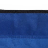 Outsunny 6 Seat Folding Sports Bench Portable Sports Team Bench Spectator Chair with Cooler Bag and Carrying Bag for Outdoor Picnic Camping - Blue(m-7)