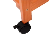 HOMCOM Desserte à Roulettes en Bois(m-7)