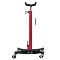 Homcom Vérin de Fosse Hydraulique en Métal Rouge 112 x 23 x 28 cm(m-7)