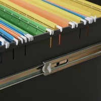 HOMCOM Rollcontainer mit 3 Schubladen mobiler Aktenschrank mit Rollen abschließbar Büroschrank mit konkavem Griff, Schubladenschrank für Büro, Homeoffice, 39 x 48 x 60 cm, Weiß(m-8)