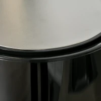 HOMCOM Heißluftfritteuse ohne Öl 4,5 L 1500W Airfryer mit 8 voreingestellte Modi LED-Display Antihaftbeschichteter Fritterkorb für gesundes ölfreies fettarmes Kochen Schwarz 28 x 35,1 x 33 cm(m-9)