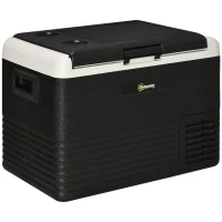 Outsunny 40L Portable Car Refrigerator - Grey and Black(m-11)