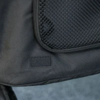 PawHut Hundetrolley inkl. Kissen, 3 Seitentaschen, klappbar, Hundewagen, 102 cm x 62 cm x 105 cm, Schwarz(m-9)