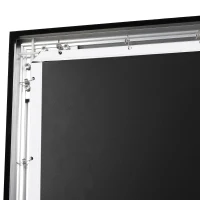 HOMCOM Telo Proiettore da 100 Pollici 16:9/4:3, Schermo Proiezione a Muro Compatibile con Proiettori LED e LCD per Casa o Ufficio(m-8)