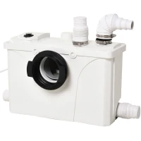 Homcom 700W Sewerage Pump Macerator Toilet Waste Water Pump Sanitary Sink Basin with 4 Inlets(m-1)