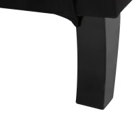 HOMCOM Sillón de Masaje Reclinable con Mando a Distancia 2 Zonas de Masaje y Tapizado en Tejido de Ante 78x83x101 cm Negro(m-9)