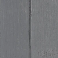 Outsunny Gartenschrank Geräteschuppen mit 2 Tür Geräteschrank mit Asphaltdach Gartenlagerschrank Antidumping Design mit Bodennägel Tannenholz Grau+Weiß 139 x 75 x 160 cm(m-7)