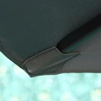 Outsunny Parasol déporté octogonal parasol LED inclinable manivelle piètement acier dim. Ø 3 x 2,6H m gris(m-8)