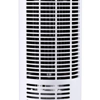 HOMCOM Ventilateur colonne silencieux 45 W 3 modes 3 vitesses télécommande oscillant 70° minuterie et affichage LED 96 cm blanc(m-9)