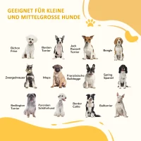 PawHut Absperrgitter Hunde Türschutzgitter Schutzgitter aus Holz Freistehendes Hundegitter mit Tür Hundeabsperrgitter Konfigurationsgitter für Kamin & Ofen Braun 113-166 x 36 x 71 cm(m-8)