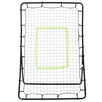 HOMCOM Rebounder Net Playback Game Spot Target Ball Rebounders Training Equipment Play Teaching(m-11)