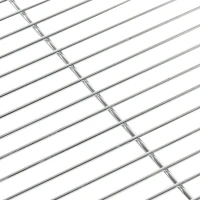 Outsunny Grille de barbecue en acier galvanisé grille BBQ portable avec 3 pieds repliables Ø 50 cm(m-7)