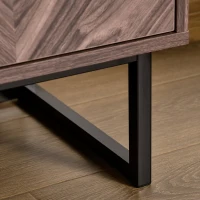 HOMCOM Credenza Moderna, Mobile Multiuso per Soggiorno, Salotto o Cucina, Consolle in Stile Industriale 80x40x80cm(m-7)