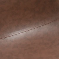 HOMCOM Bar Stools Set of 2, Breakfast Bar Chairs, PU Leather Upholstered Kitchen Stools with Backs and Wood Legs, Brown(m-8)