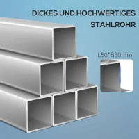 HOMCOM Hantelständer Multi-Funktions Langhantelablage Hantelablage höhenverstellbar Langhantel Krafttraining bis 150 kg belastbar Barbell Rack Stahl Schwarz(m-5)